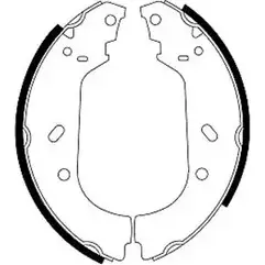 Тормозные колодки, комплект HELLA PAGID H895 0 Y41C2 3719751 8DB 355 001-641
