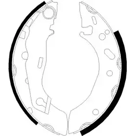 Тормозные колодки, комплект HELLA PAGID 8DB 355 001-731 T2CDAR H90 05 3719760
