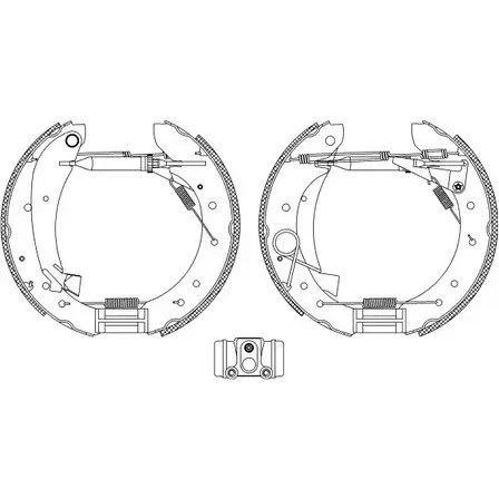 Тормозные колодки, комплект HELLA PAGID 8DB 355 004-241 R0 640 DLVC3L 3720009