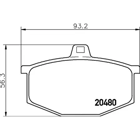 Тормозные колодки, дисковые, комплект HELLA PAGID 8DB 355 006-031 3720187 20 480 791D57 изображение 0