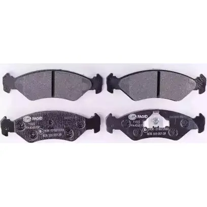 Тормозные колодки, дисковые, комплект HELLA PAGID 8DB 355 007-391 21203 2 1202 3720321 изображение 0
