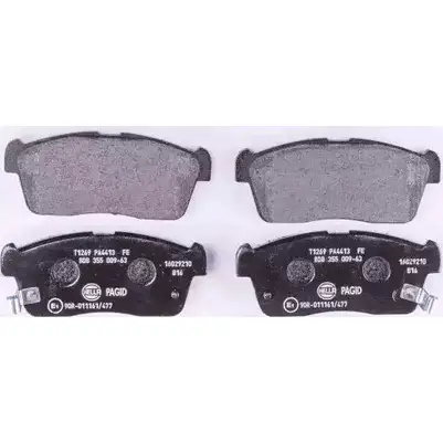 Тормозные колодки, дисковые, комплект HELLA PAGID 23 507 23508 3720517 8DB 355 009-631