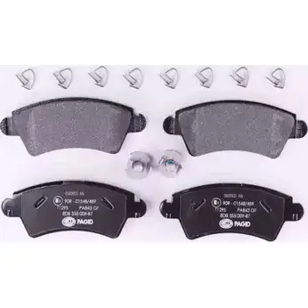 Тормозные колодки, дисковые, комплект HELLA PAGID 3720541 8DB 355 009-871 2 3332 23333