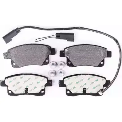 Тормозные колодки, дисковые, комплект HELLA PAGID 8DB 355 012-781 T1642 3720809 244 86