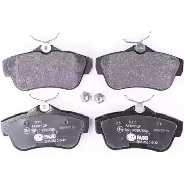 Тормозные колодки, дисковые, комплект HELLA PAGID 3720872 T1710 8DB 355 013-421 2 4578