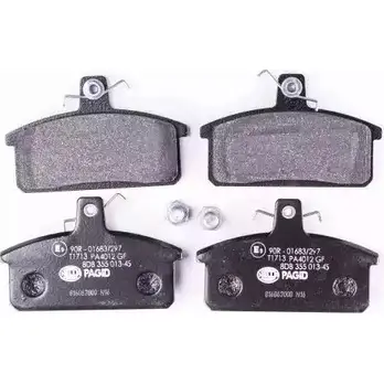 Тормозные колодки, дисковые, комплект HELLA PAGID 2 1418 8DB 355 013-451 3720875 24663 изображение 0