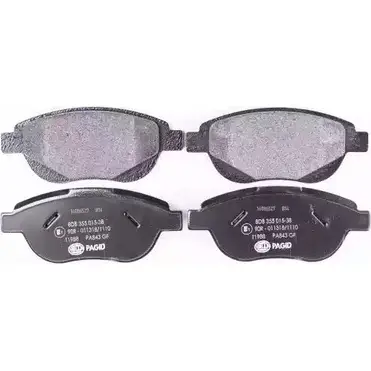 Тормозные колодки, дисковые, комплект HELLA PAGID T1988 2 5094 3721066 8DB 355 015-381 изображение 0
