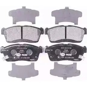 Тормозные колодки, дисковые, комплект HELLA PAGID 3721109 8DB 355 015-811 25273 2526 2