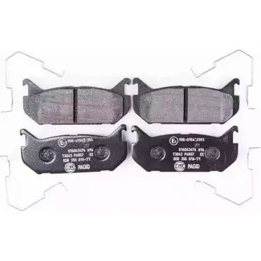 Тормозные колодки, дисковые, комплект HELLA PAGID 8DB 355 016-711 7464D584 217 66 3721198 изображение 0