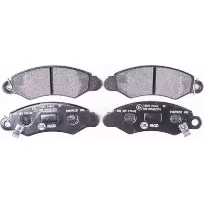 Тормозные колодки, дисковые, комплект HELLA PAGID 3721228 23297 8DB 355 017-011 2 3296