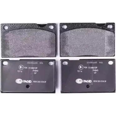 Тормозные колодки, дисковые, комплект HELLA PAGID 764D43 3721361 201 53 8DB 355 018-391