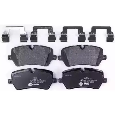Тормозные колодки, дисковые, комплект HELLA PAGID 3721548 8DB 355 020-361 25 720 8919D1692