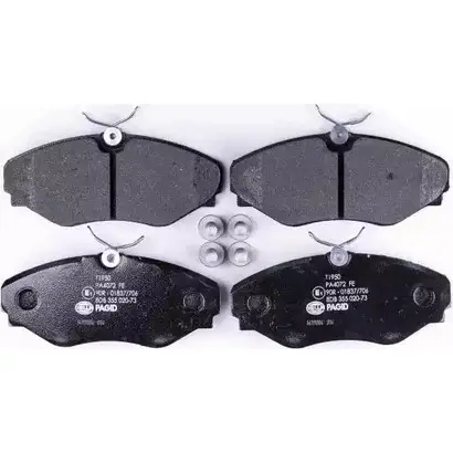 Тормозные колодки, дисковые, комплект HELLA PAGID 249 71 T1950 8DB 355 020-731 3721584