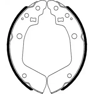Тормозные колодки, комплект HELLA PAGID IUE2QUA 3721694 H 1794 8DB 355 022-051