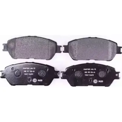 Тормозные колодки, дисковые, комплект HELLA PAGID 3721771 8DB 355 024-641 789 6D906 T2537