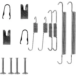 Ремкомплект колодок HELLA PAGID 8YNCTU3 3725102 8DZ 355 200-471 X010 0 изображение 0