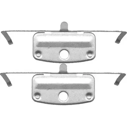 комплект принадлежностей, тормозной суппорт HELLA PAGID J25C2K 8DZ 355 201-361 K0 159 3725191