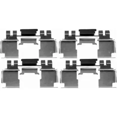Ремкомплект тормозных колодок HELLA PAGID 8DZ 355 203-631 D4Y5X2 K0 239 3725418