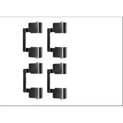 Ремкомплект тормозных колодок HELLA PAGID 3725612 KPMVJ5X K0 675 8DZ 355 205-571