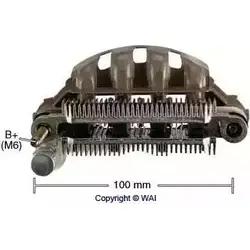 Диодный мост генератора WAI 0AHPCK C 3736720 IMR10040 SO046 изображение 0