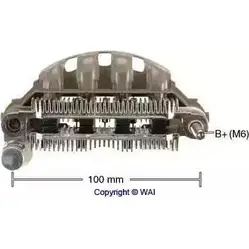 Диодный мост генератора WAI 3736723 IMR10050 8J4RVY L4WR IE изображение 0