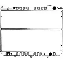 Радиатор охлаждения двигателя SAKURA AUTOMOTIVE 0071341025201 3740980 1341-0252 U 4D3G