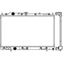 Радиатор охлаждения двигателя SAKURA AUTOMOTIVE 3741215 L5UJ9 R 3321-1028 0073321102801