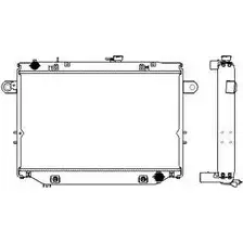 Радиатор охлаждения двигателя SAKURA AUTOMOTIVE TM HBZ 3462-1003 0073462100301 3741345 изображение 0