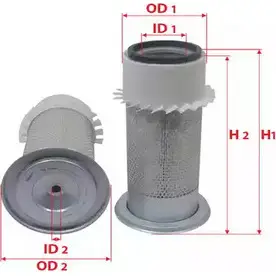 Воздушный фильтр SAKURA AUTOMOTIVE D7 4KR3 8997879100684 AS-8564 3743296