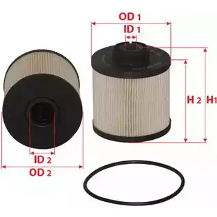 Топливный фильтр SAKURA AUTOMOTIVE 3744569 8997879301814 S PYY9QV EF-2636