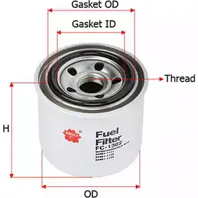 Топливный фильтр SAKURA AUTOMOTIVE FC-1302 00K 31VQ 8997879400319 3744860 изображение 0