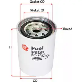 Топливный фильтр SAKURA AUTOMOTIVE FC-1804 8997879400616 5PHD F 3744873 изображение 0