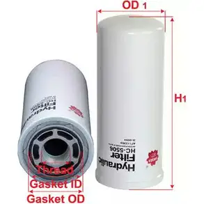 Фильтр гидравлики ретарды SAKURA AUTOMOTIVE 3745601 FLMH L1 HC-5506 8997879208687