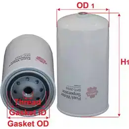 Топливный фильтр сепаратор SAKURA AUTOMOTIVE 8997879403235 SFC-2203 Q FAFLPM 3745825