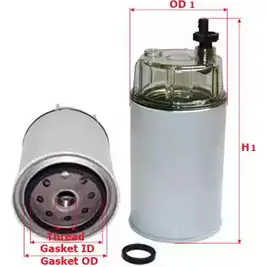 Топливный фильтр сепаратор SAKURA AUTOMOTIVE SFC-62040-30B 8997879405857 3745875 PLON2Q F изображение 0