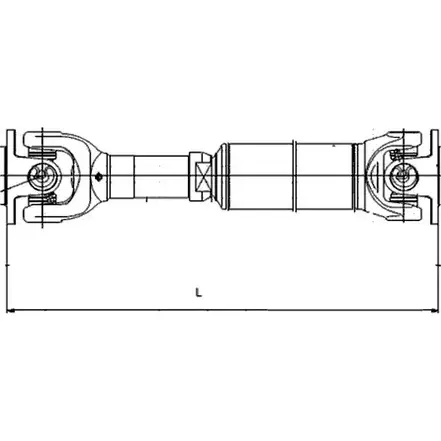Кардан SPICER D-10089-00 H4SC8LA 1 OD8736 3746001