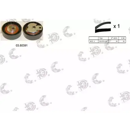 Комплект ремня ГРМ AUTOKIT 04.5051 RKTK0862 ASTK08 62 3751213