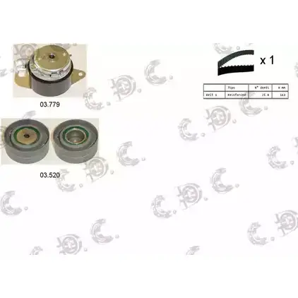 Комплект ремня ГРМ AUTOKIT ASTK090 5 04.5094 3751267 RKTK0905