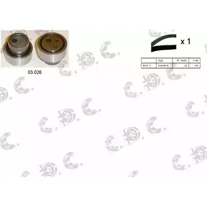 Комплект ремня ГРМ AUTOKIT RKTK0982 3751368 04.5171 ASTK0 982