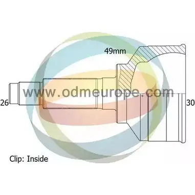 Шрус граната ODM-MULTIPARTS KJOB9 P 6RRKXN0 3752020 12-040819 изображение 0