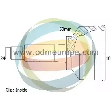 Шрус граната ODM-MULTIPARTS 12-070959 OLF I65 RCRES9H 3752206