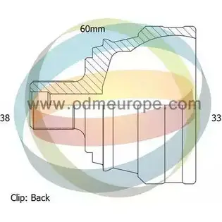 Шрус граната ODM-MULTIPARTS 3752539 12-211666 MPC78O9 F QOMV