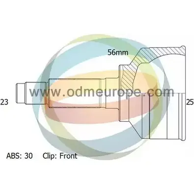 Шрус граната ODM-MULTIPARTS 28BD FG 3752721 12-291446 ZHTU6J
