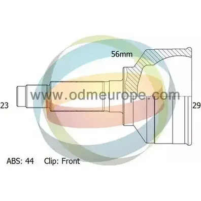 Шрус граната ODM-MULTIPARTS 12-291464 3752727 6BYTTKQ GJN02 0