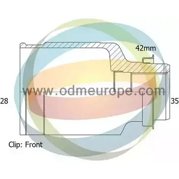 Шрус граната ODM-MULTIPARTS 3752914 14-016054 0XL 9SU A5H48