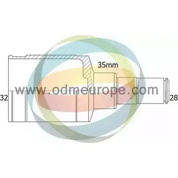 Шрус граната ODM-MULTIPARTS 14-056456 AUE DKJ 3752932 WP157M