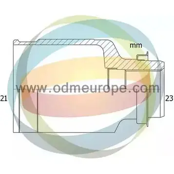 Шрус граната ODM-MULTIPARTS 14-076956 WL20E NG 9NEEKZ 3752943