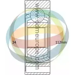Шрус граната ODM-MULTIPARTS IDXBM 3752950 14-096253 OAJQ8 1B