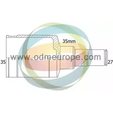 Шрус граната ODM-MULTIPARTS 3753027 8R52LV 14-236092 9O ELTX