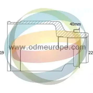 Шрус граната ODM-MULTIPARTS 14-306750 3753036 LB I18O IHVY5
